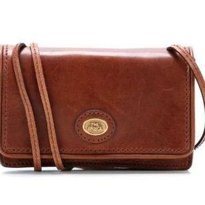 The Bridge Story Donna Marrone Leather Crossbody Bag